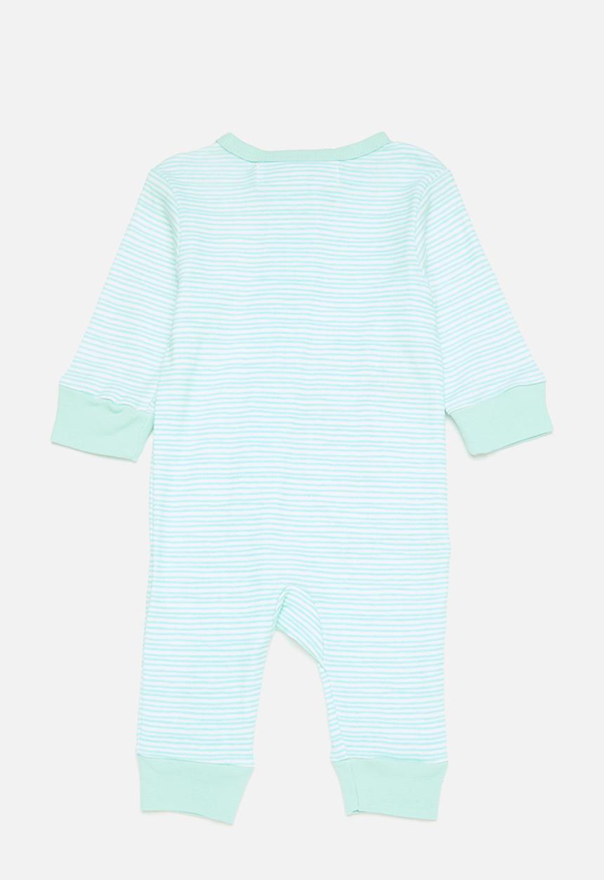MINOTI - Stripe romper - mint  