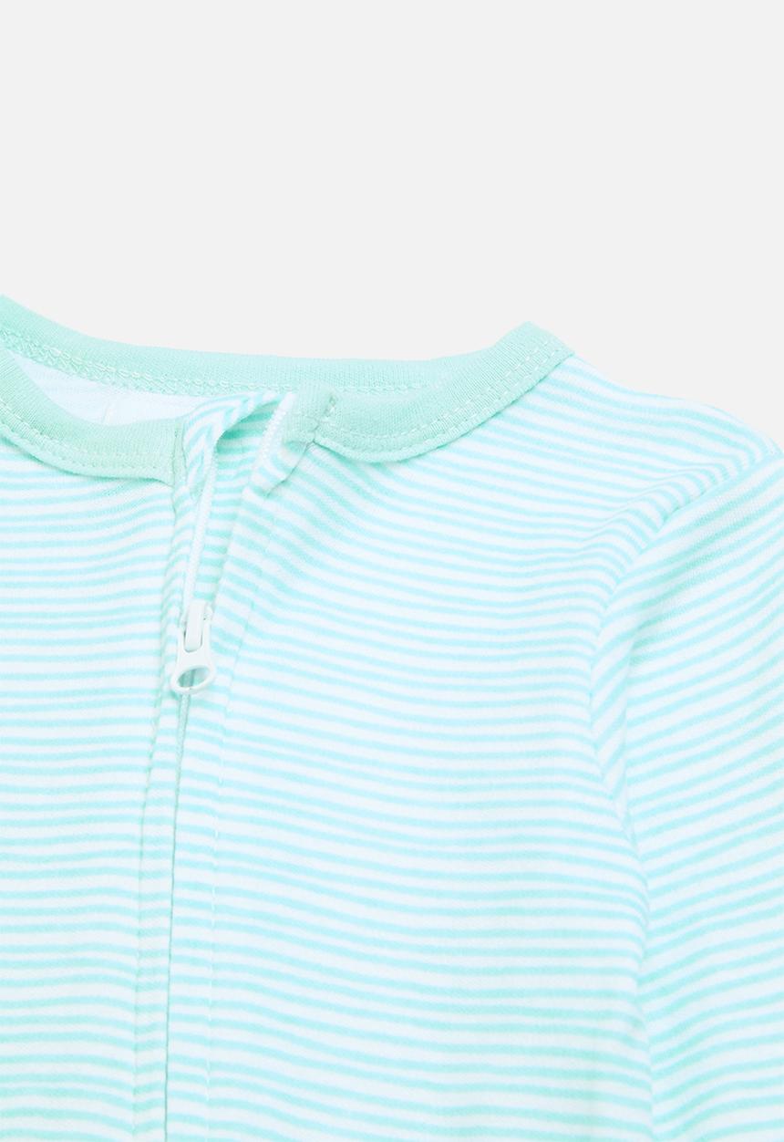 MINOTI - Stripe romper - mint  