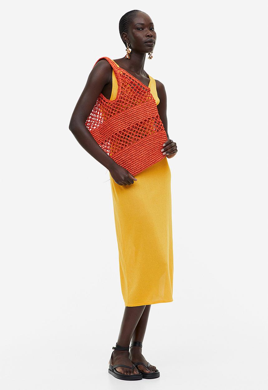 H&M - Fine-knit dress - yellow