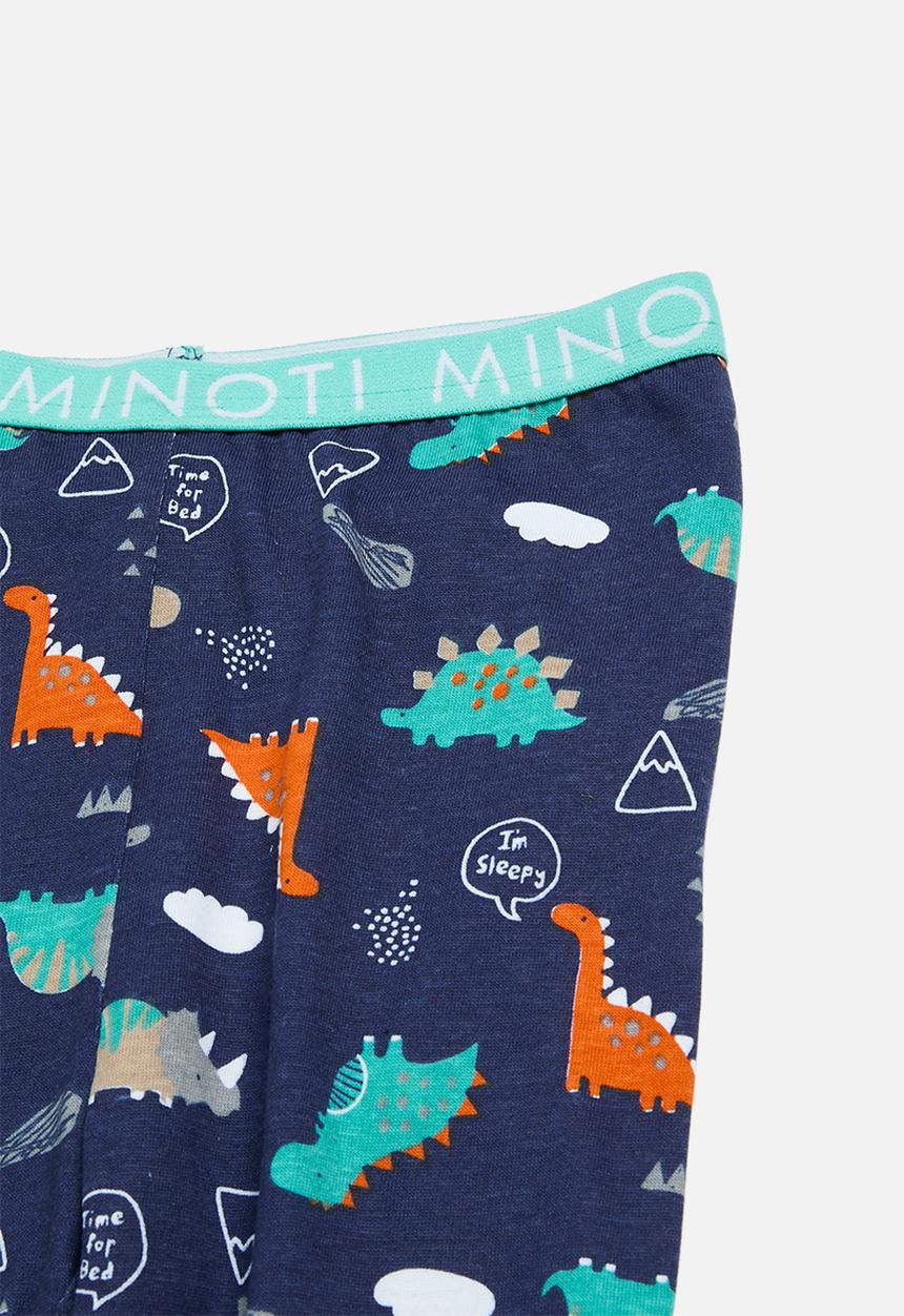 MINOTI - Boys 2 pack dino pyjama set - navy 