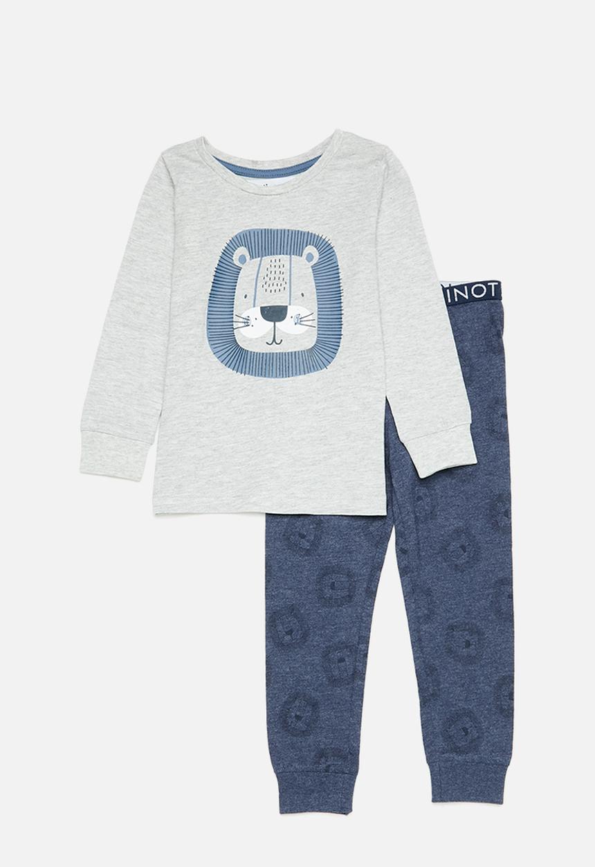 MINOTI - Boys 2 pack lion pyjama set - multi