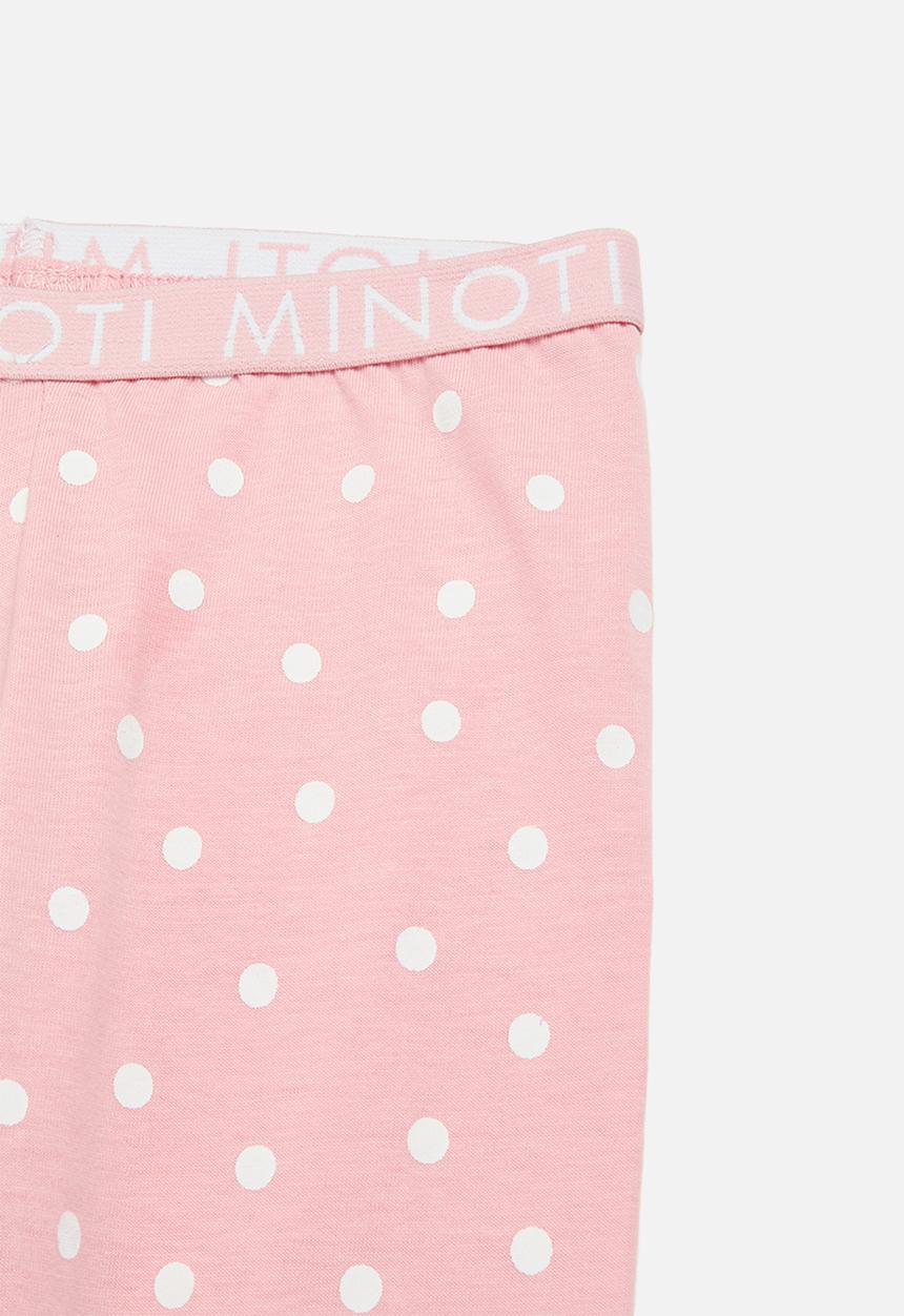 MINOTI - Girls 2 pack puurfect pyjama set - pink 