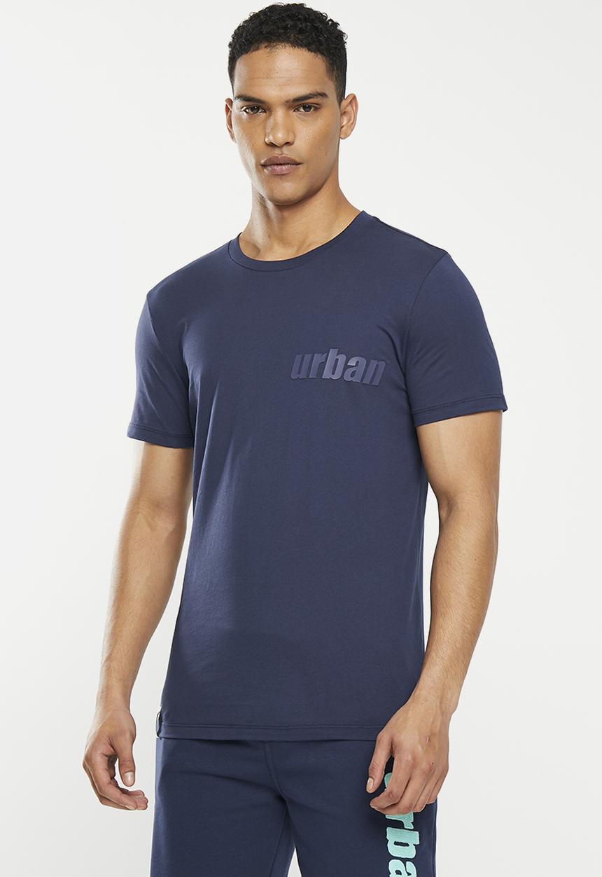 urban° - Mens urban short sleeve Tee - black iris