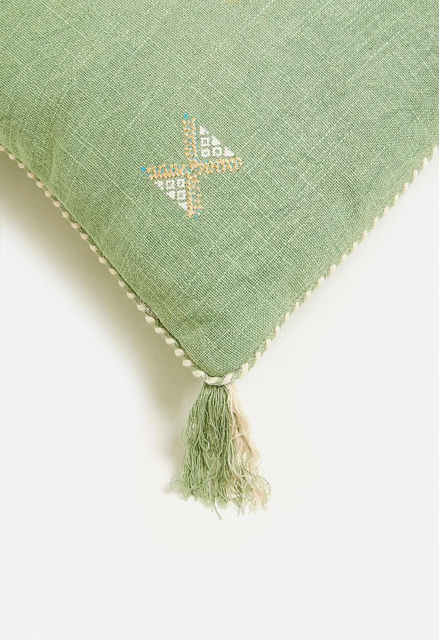 H&S - Atlas cushion -green