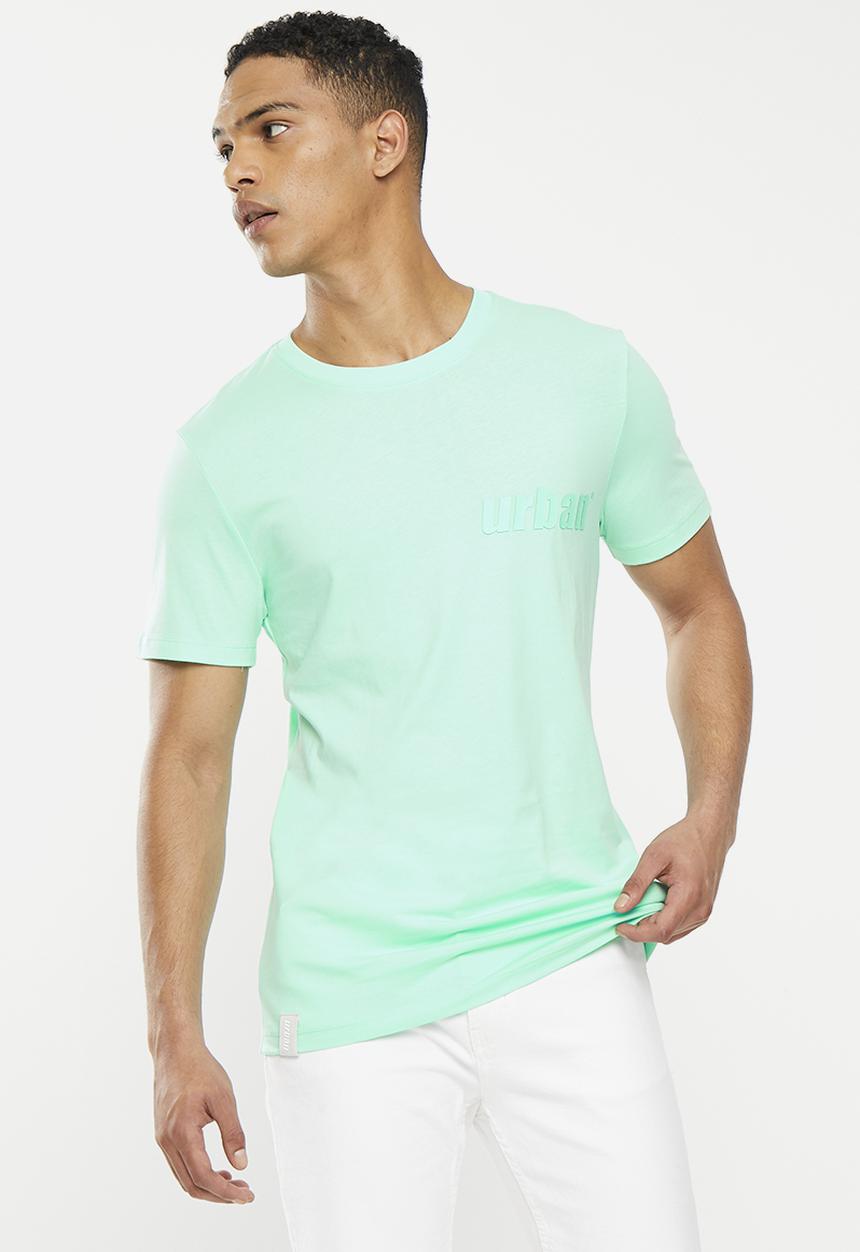 urban° - Mens urban short sleeve Tee - ice green