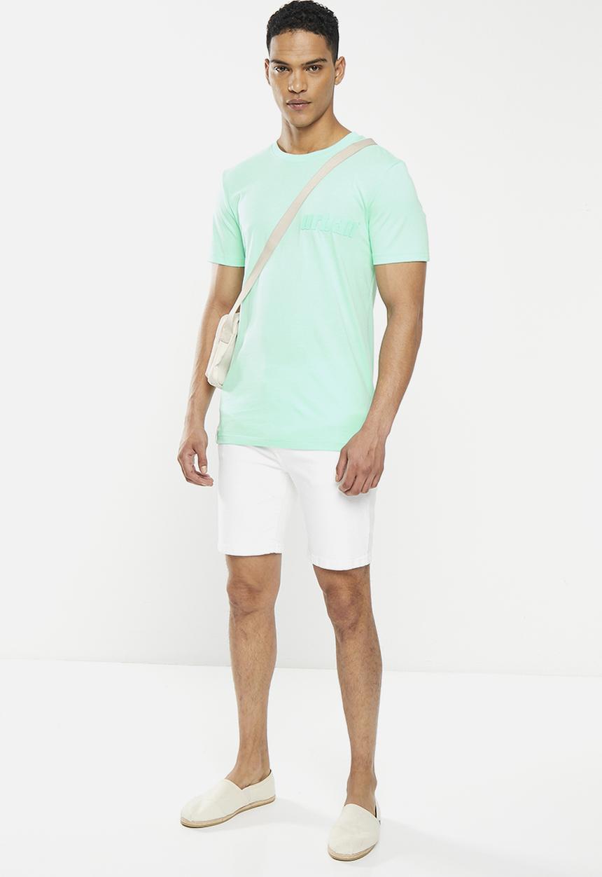 urban° - Mens urban short sleeve Tee - ice green