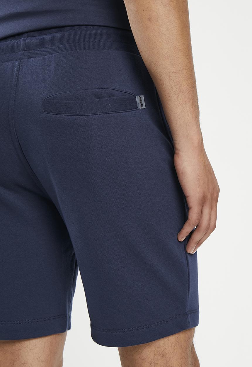 urban° - Mens urban core terry fleece short - black iris