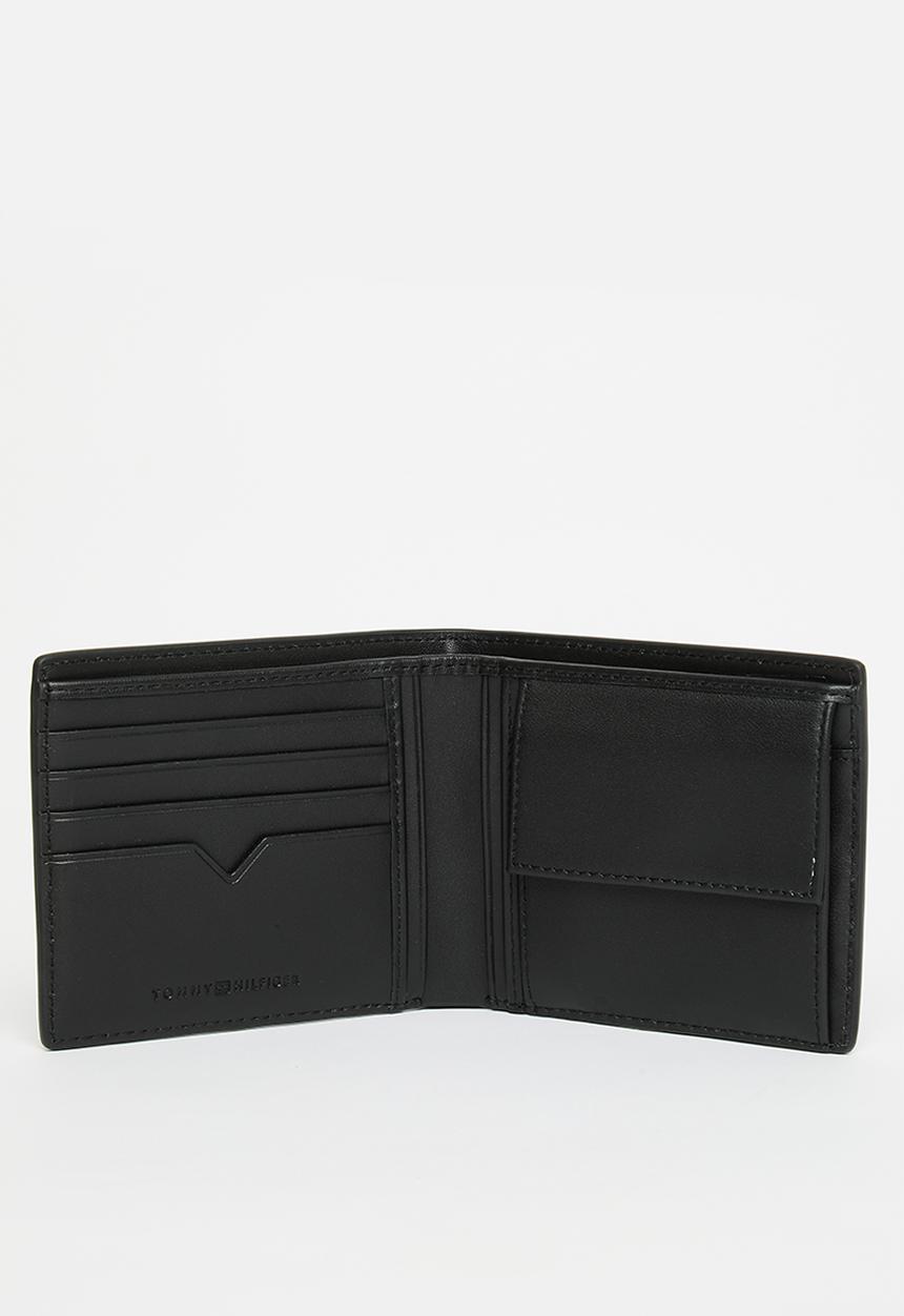 Tommy Hilfiger - TH modern leather cc and coin - black