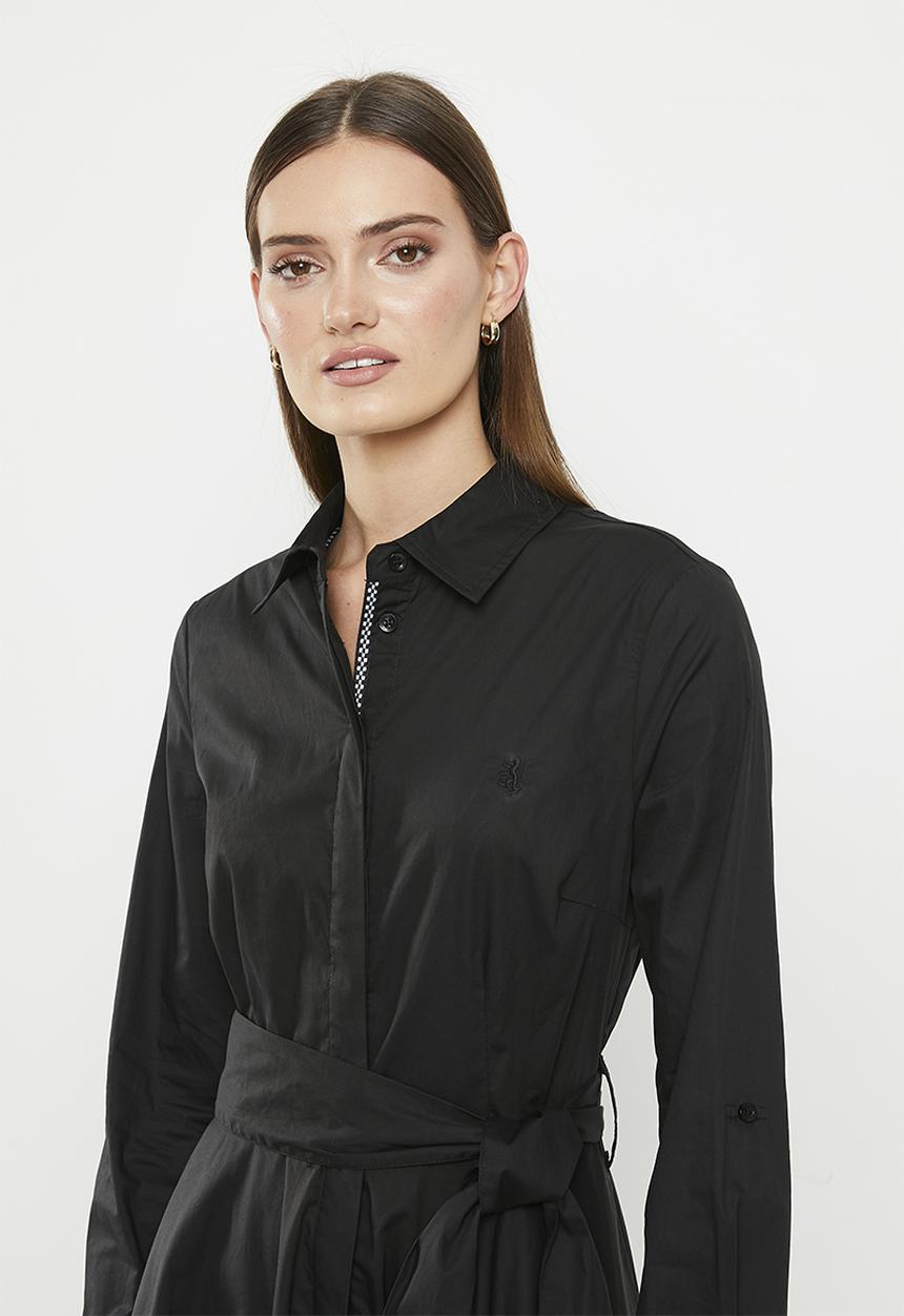 Pringle of Scotland - Pringle ari midi dress - black