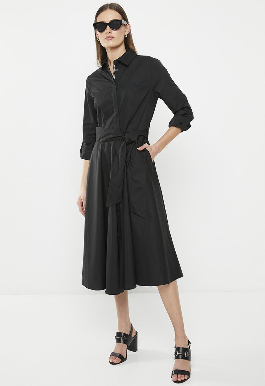 Pringle of Scotland - Pringle ari midi dress - black
