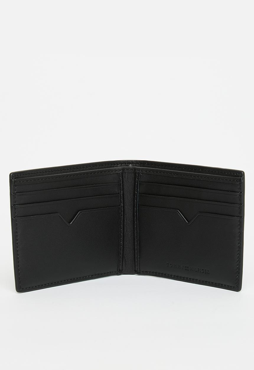 Tommy Hilfiger - TH modern leather mini cc wallet - black
