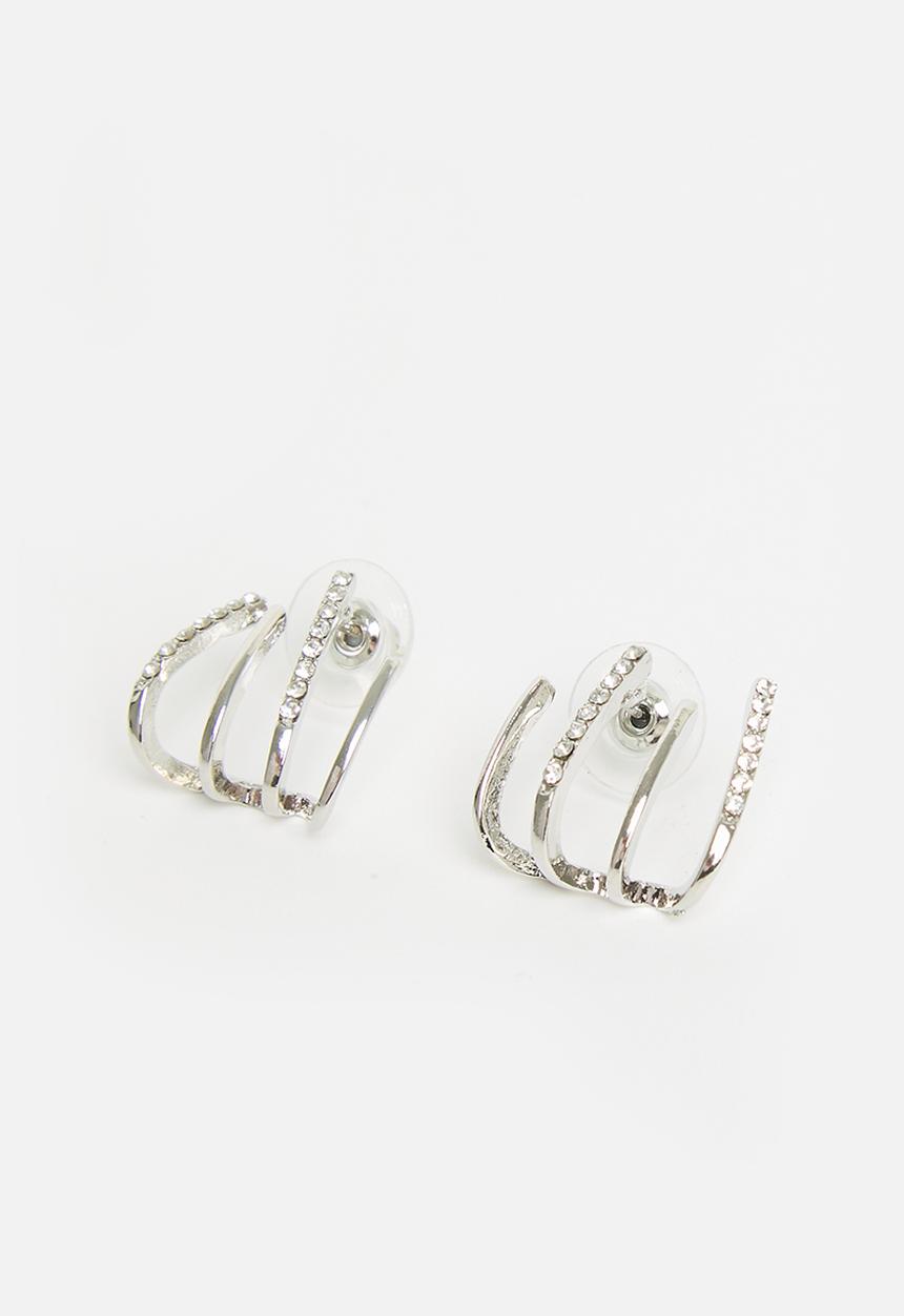 Superbalist - Faithe hoop earrings - silver