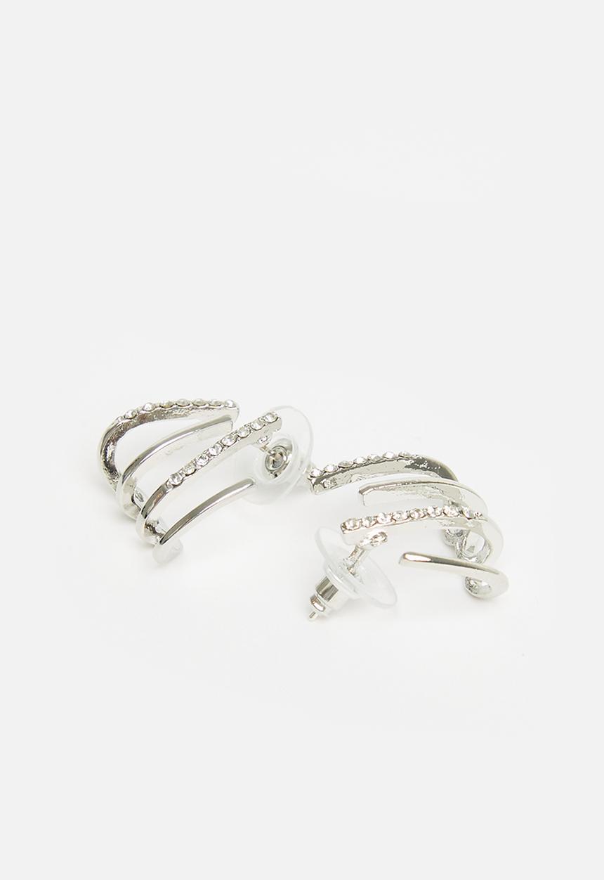 Superbalist - Faithe hoop earrings - silver