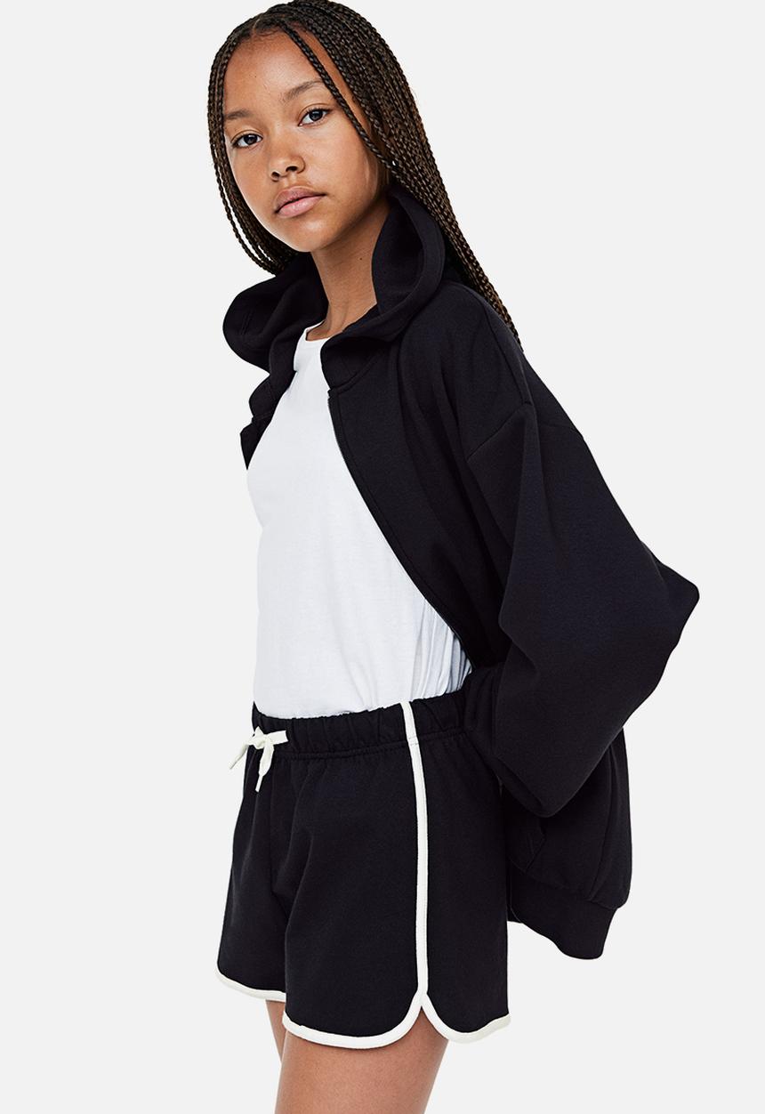 H&M - Cotton sweatshorts - black