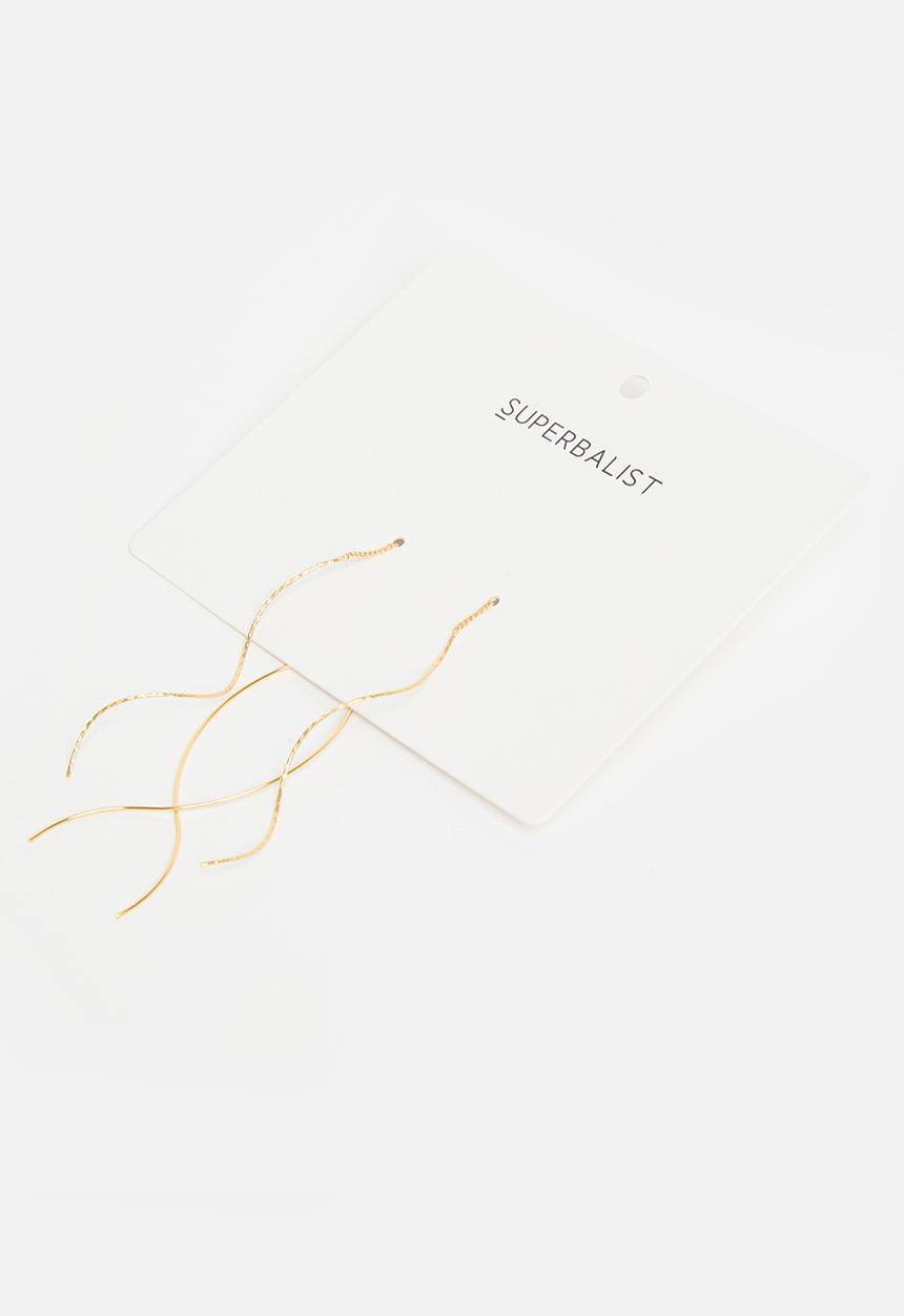 Superbalist - Spiral stud earrings - gold
