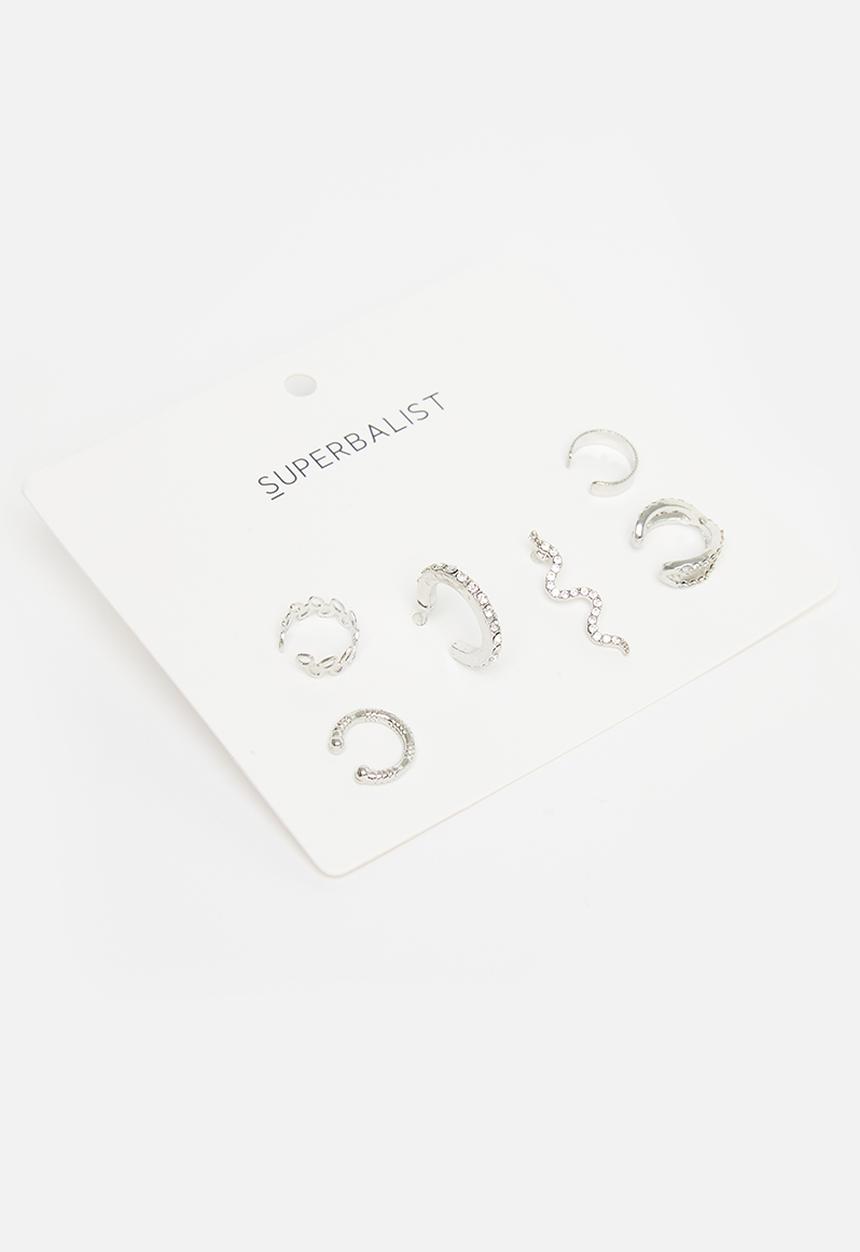 Superbalist - Tiffany earring pack - silver