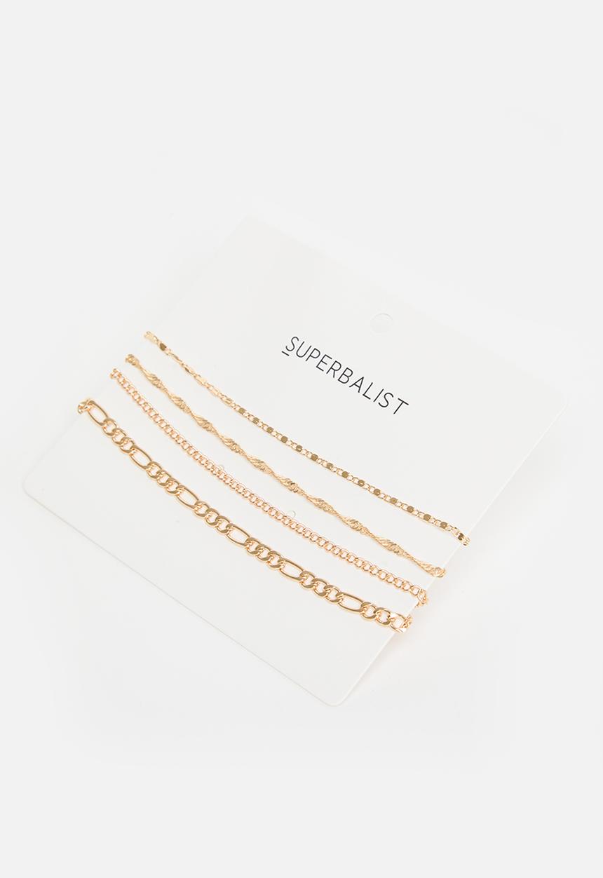 Superbalist - Romy anklet - gold