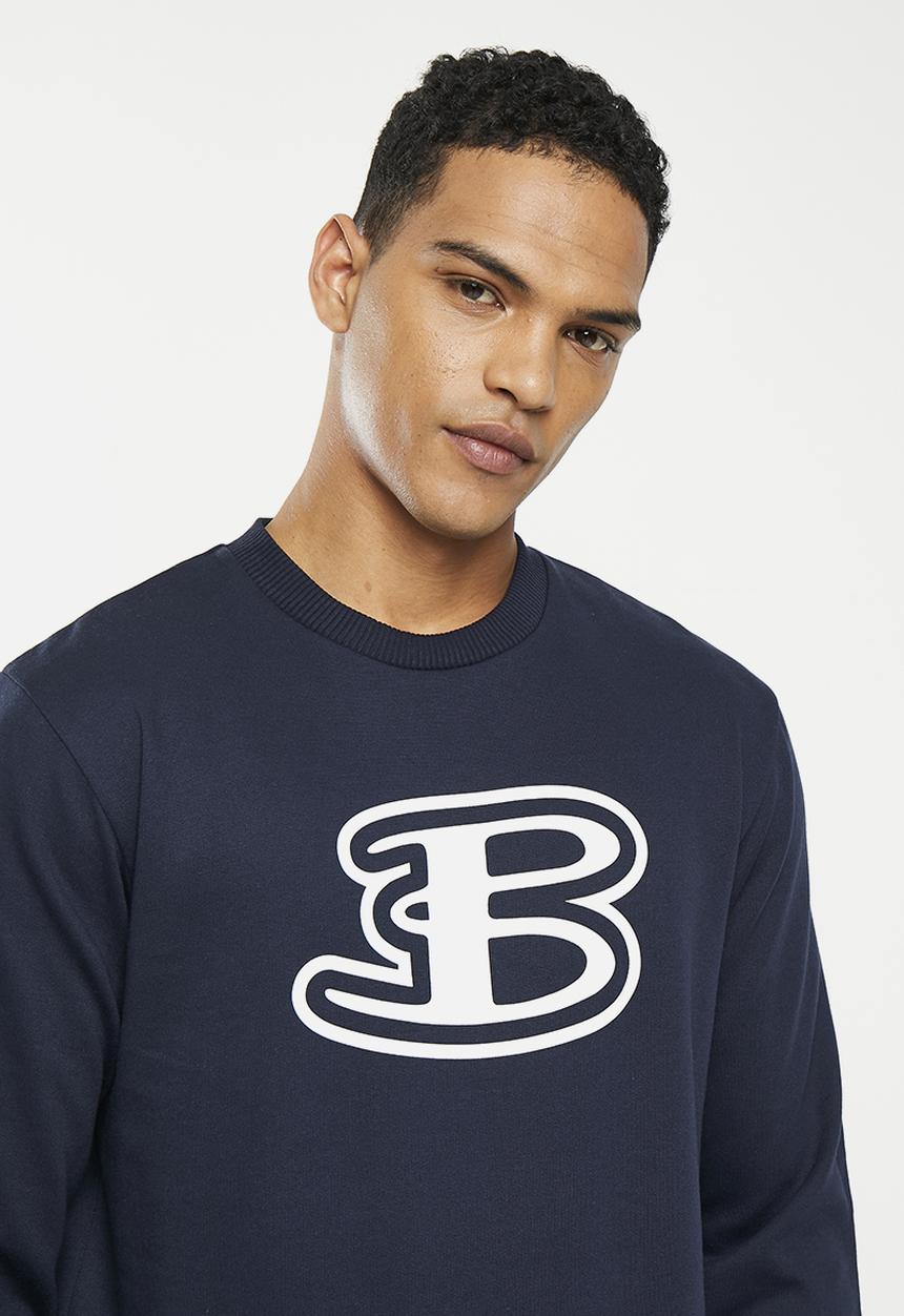 Ben Sherman - B kangaroo pocket sweater - navy