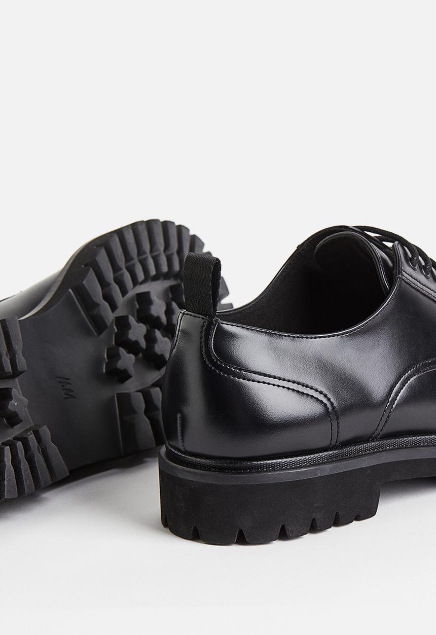 H&M - Chunky derby shoes - black