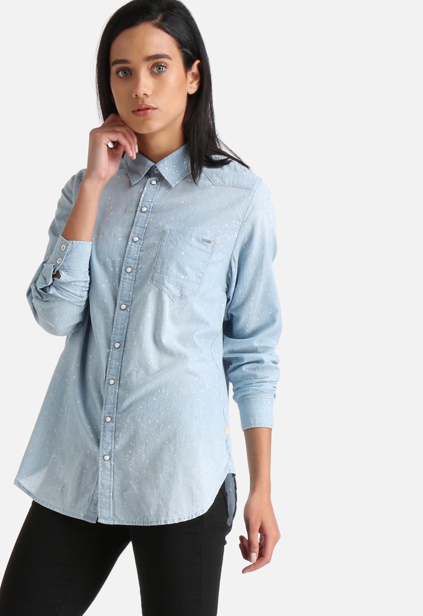 G-STAR - Lancer Splatter Boyfriend Shirt