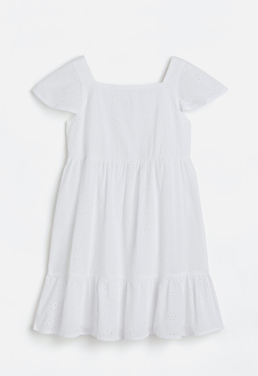 H&M - Tiered dress - white