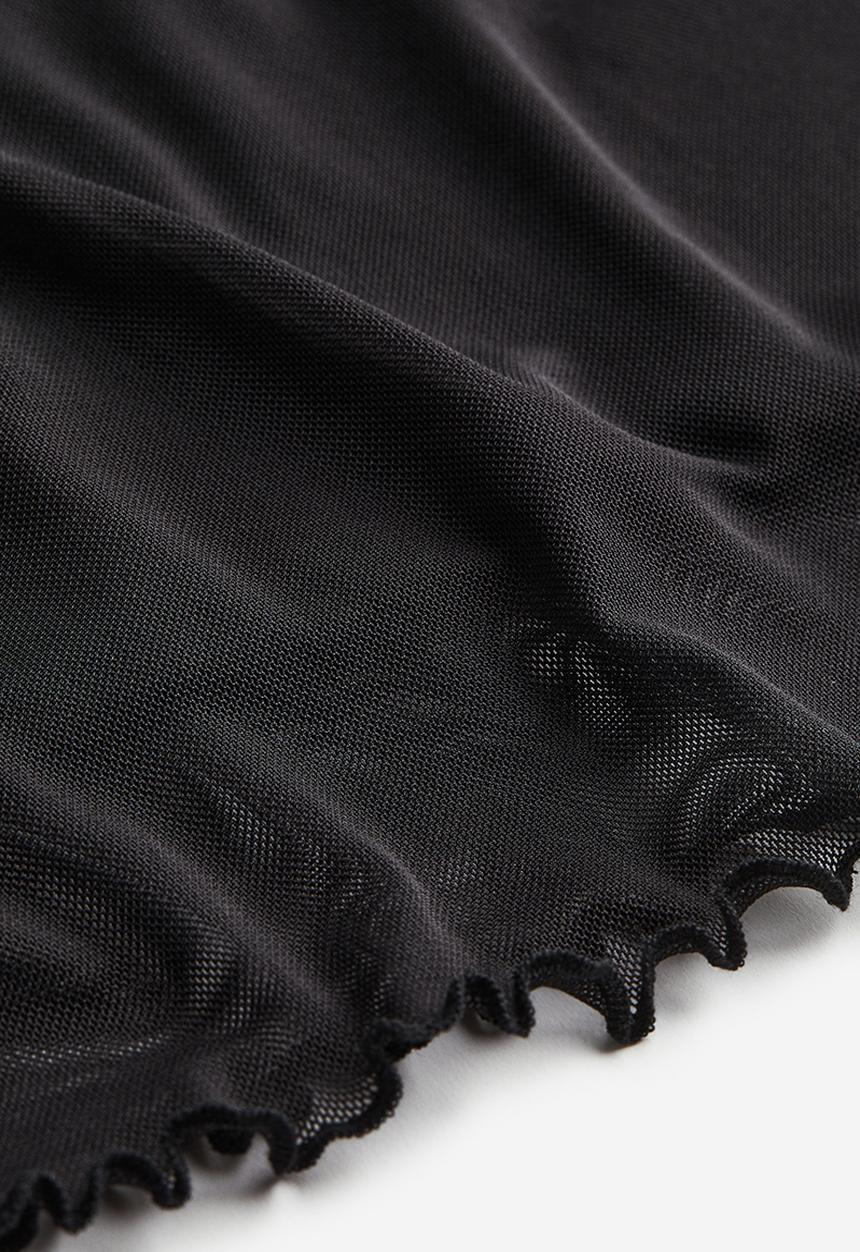 H&M - Mesh skirt - black