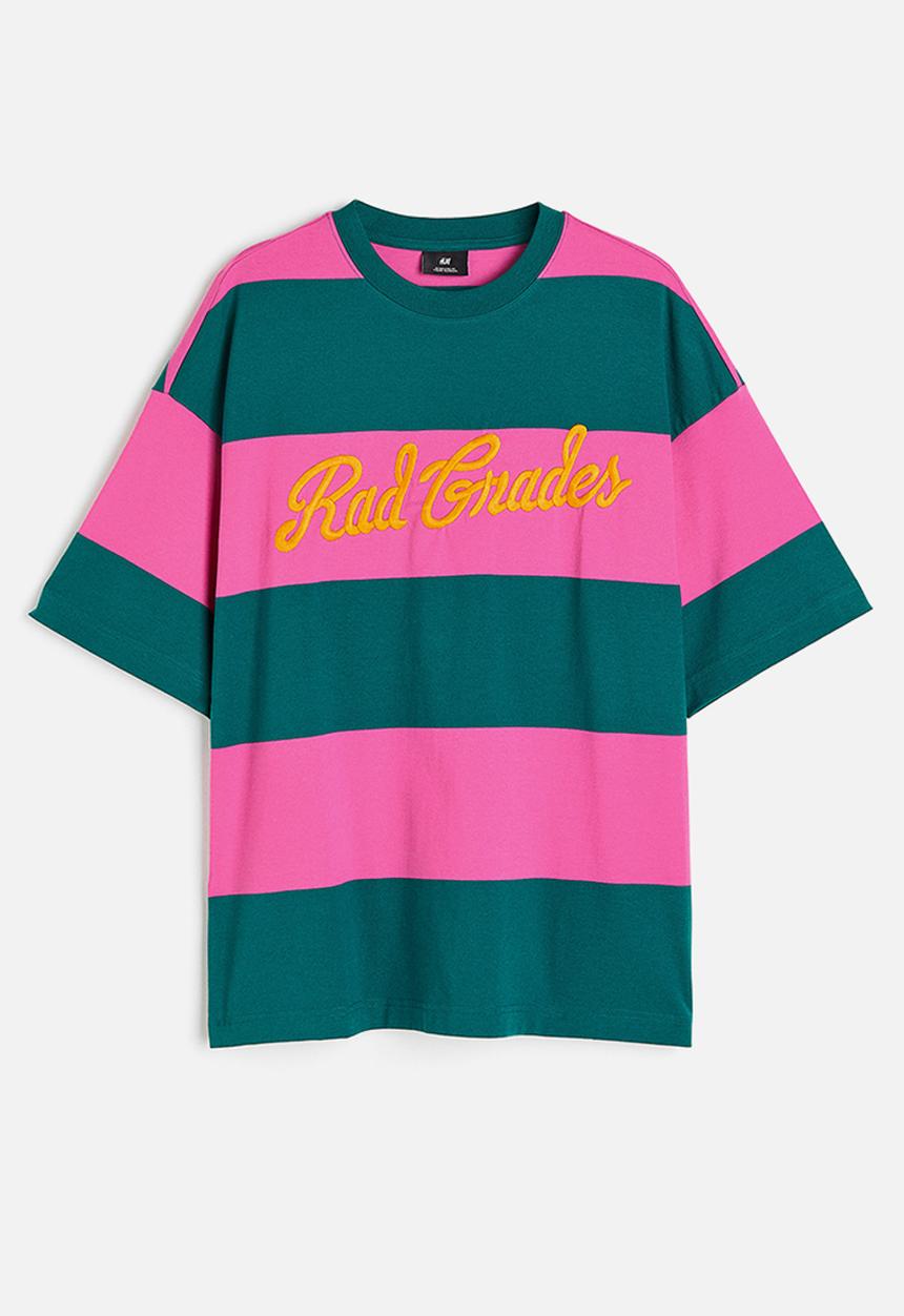 H&M - Oversized fit T-shirt - pink/rad grades 