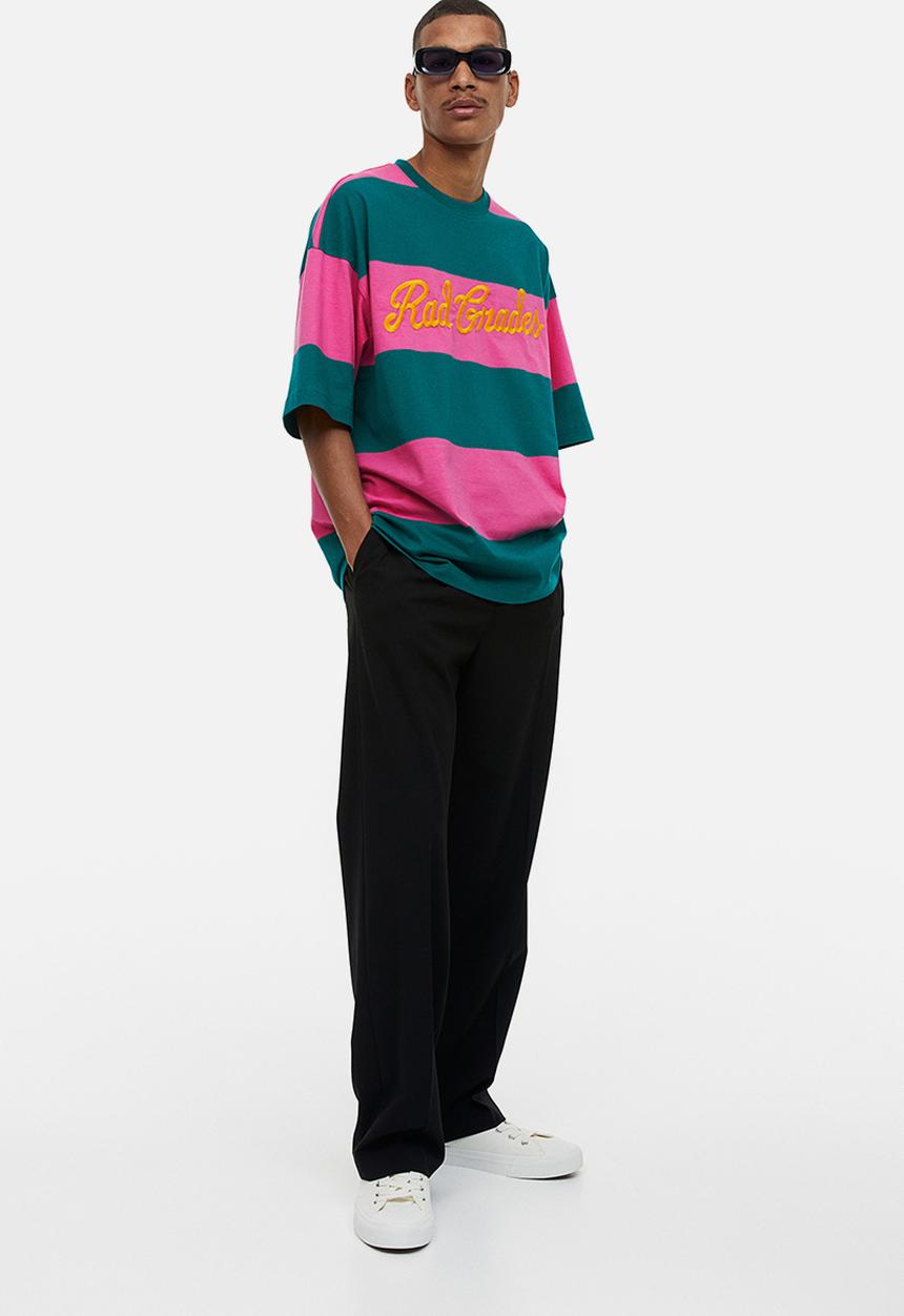 H&M - Oversized fit T-shirt - pink/rad grades 