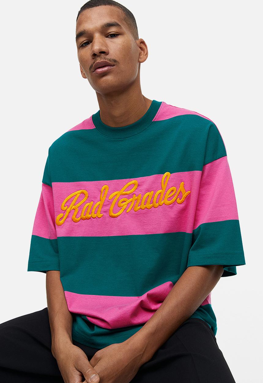 H&M - Oversized fit T-shirt - pink/rad grades 