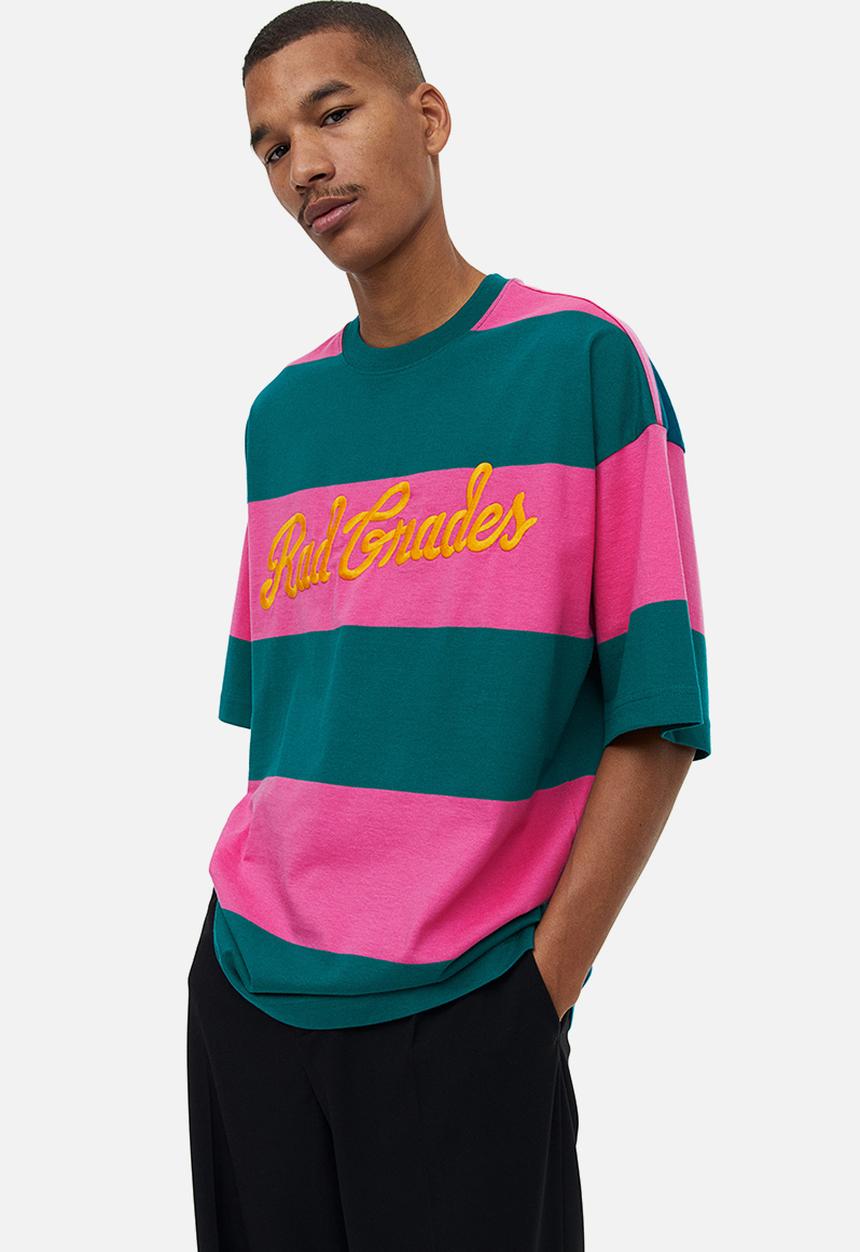 H&M - Oversized fit T-shirt - pink/rad grades 