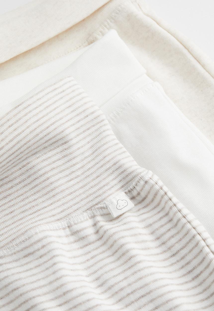 H&M - 3-Pack cotton trousers - multi