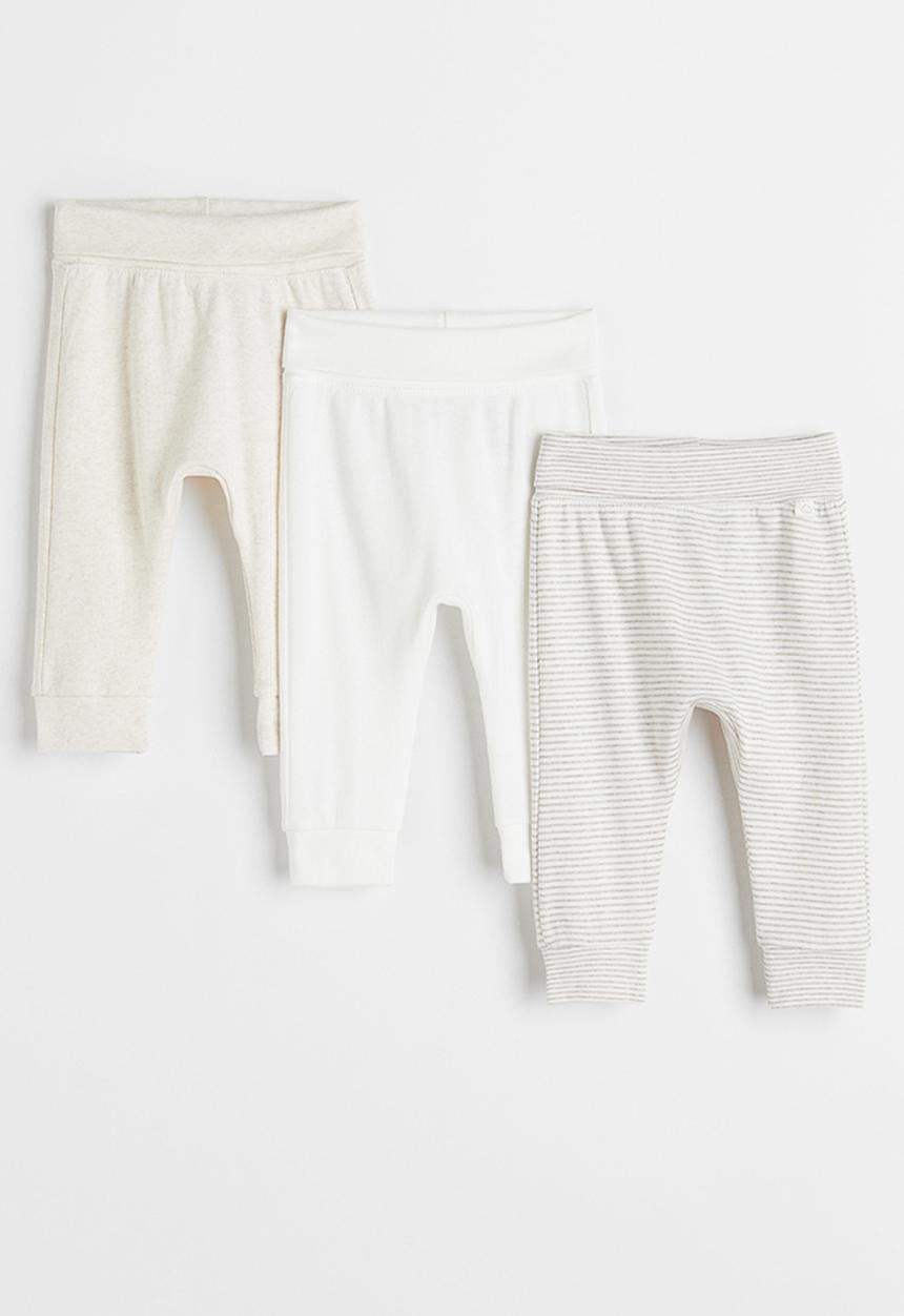 H&M - 3-Pack cotton trousers - multi