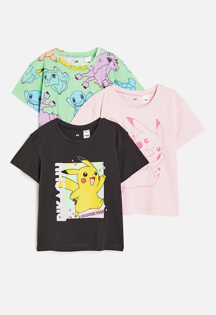 H&M - 3-Pack printed jersey tops - multi