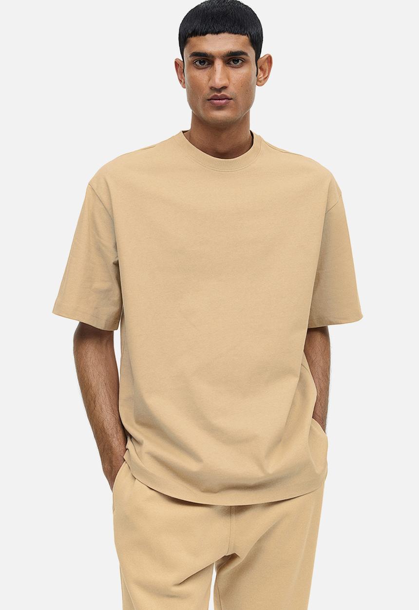 H&M - Relaxed fit t-shirt - beige