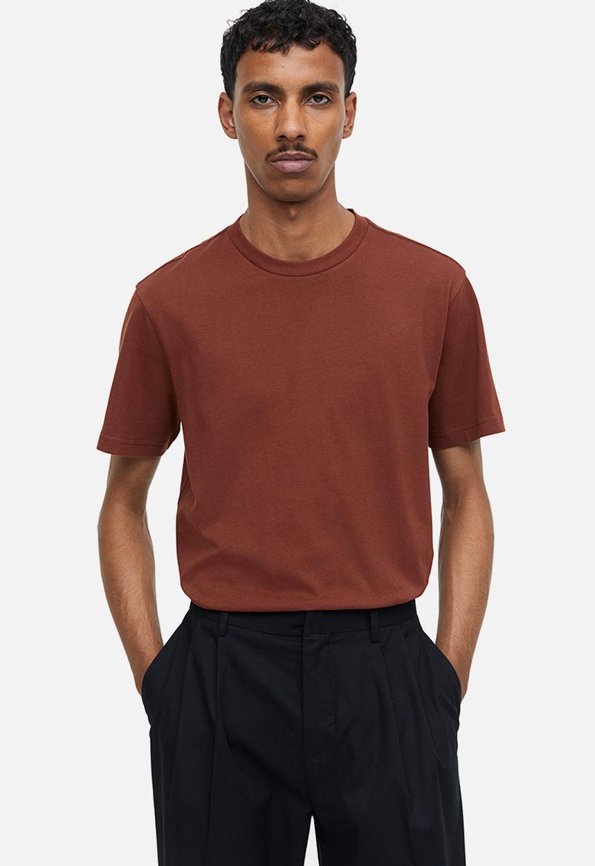 H&M - Regular fit t-shirt - brown