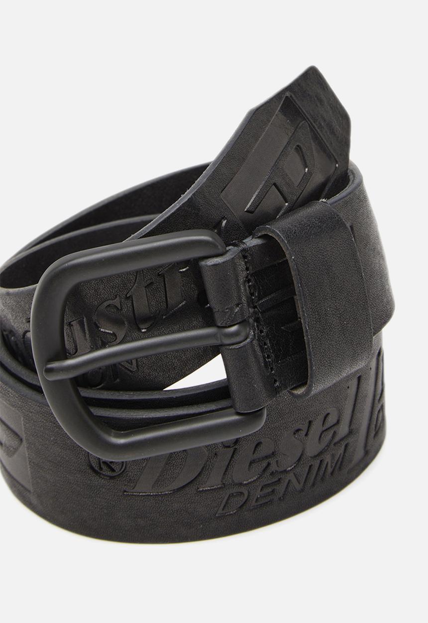 Diesel  - Diesel logo b-archive belt - black 