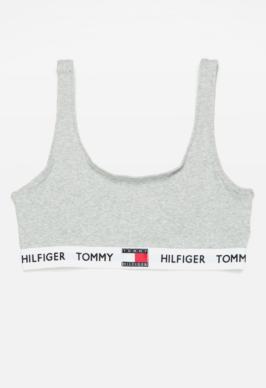 Tommy Hilfiger - Bralette th - light grey heather