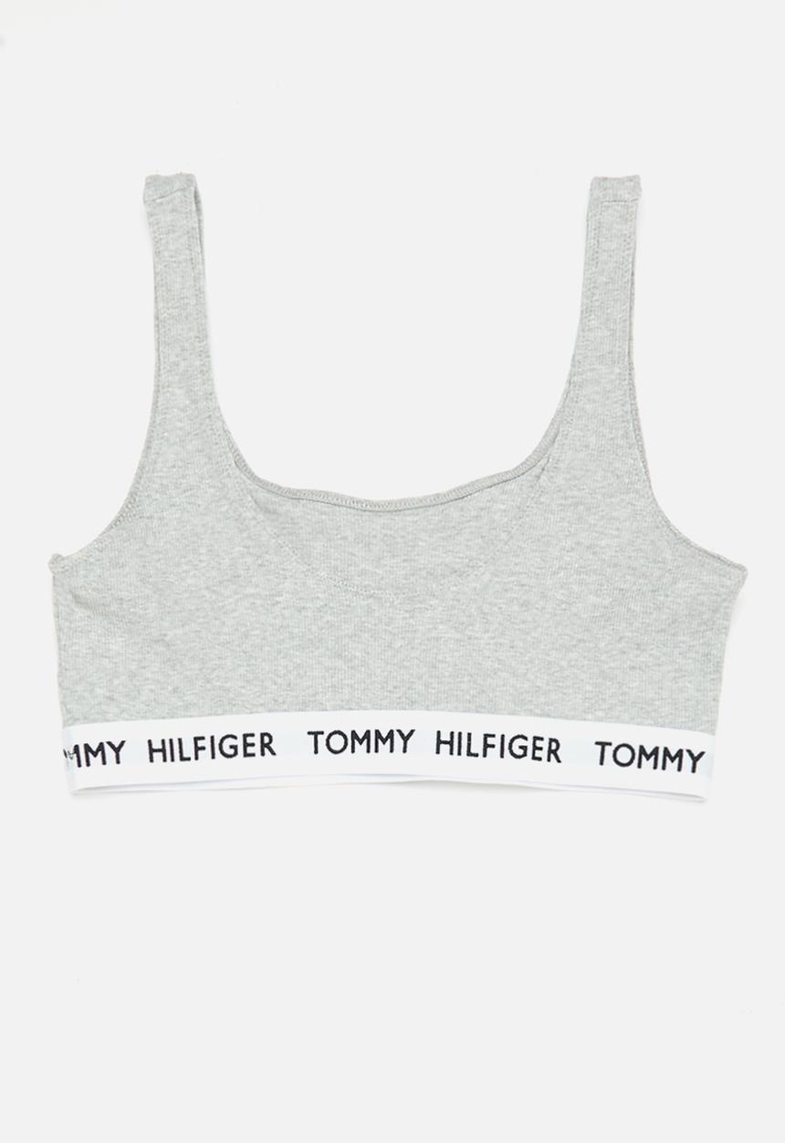 Tommy Hilfiger - Bralette th - light grey heather