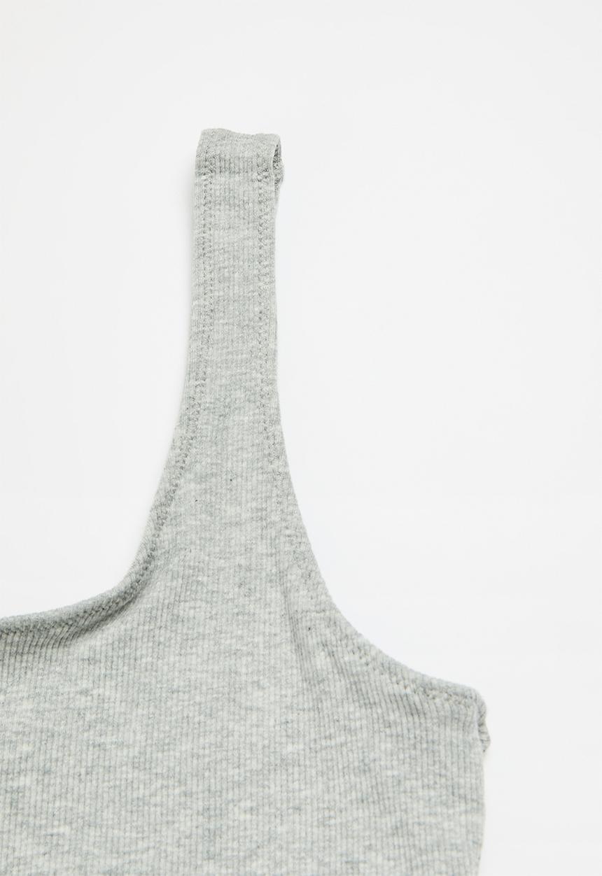 Tommy Hilfiger - Bralette th - light grey heather