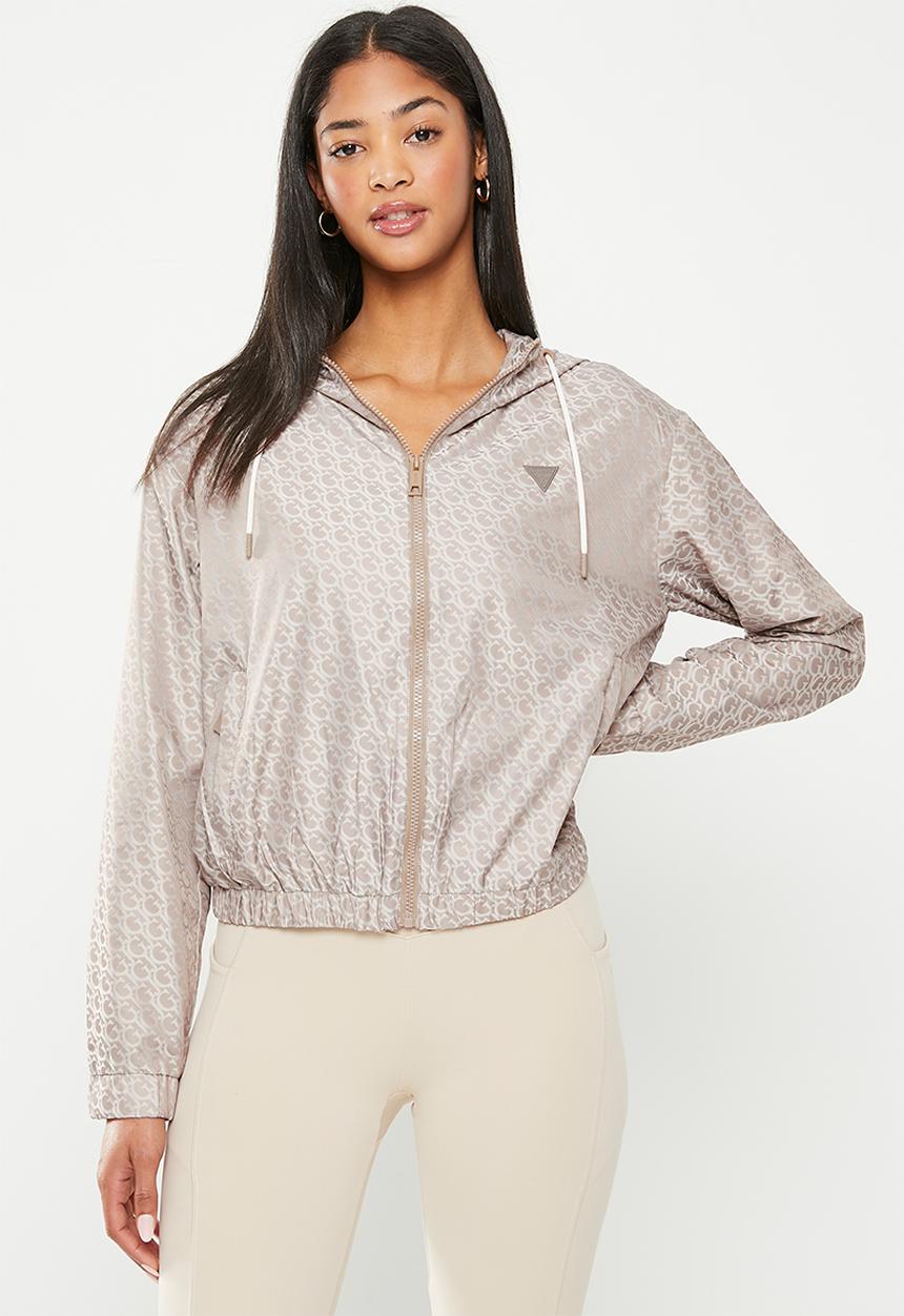 GUESS - Alethea windbreaker - small gj brown
