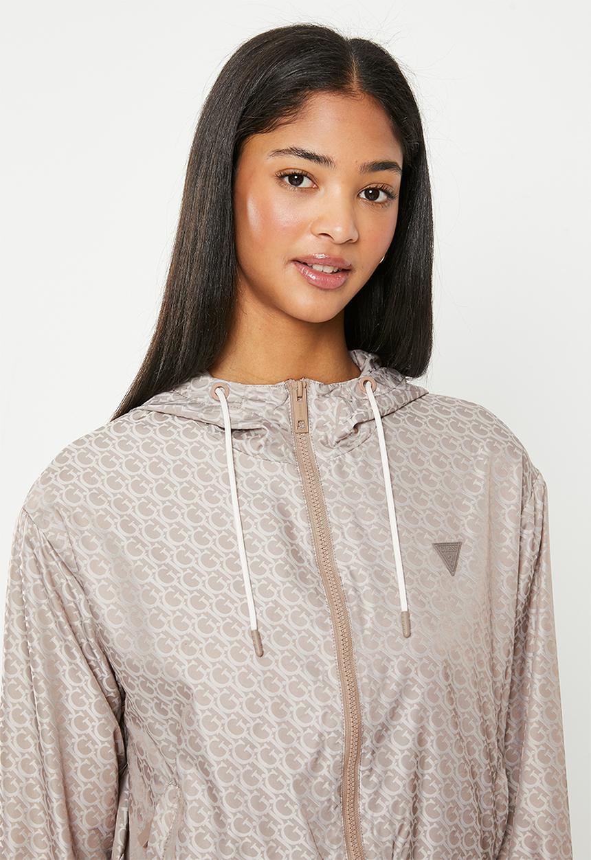 GUESS - Alethea windbreaker - small gj brown
