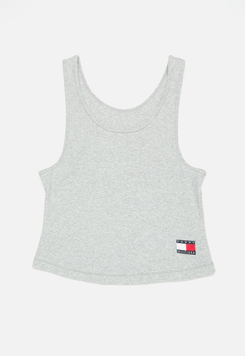 Tommy Hilfiger - Cami th - light grey heather