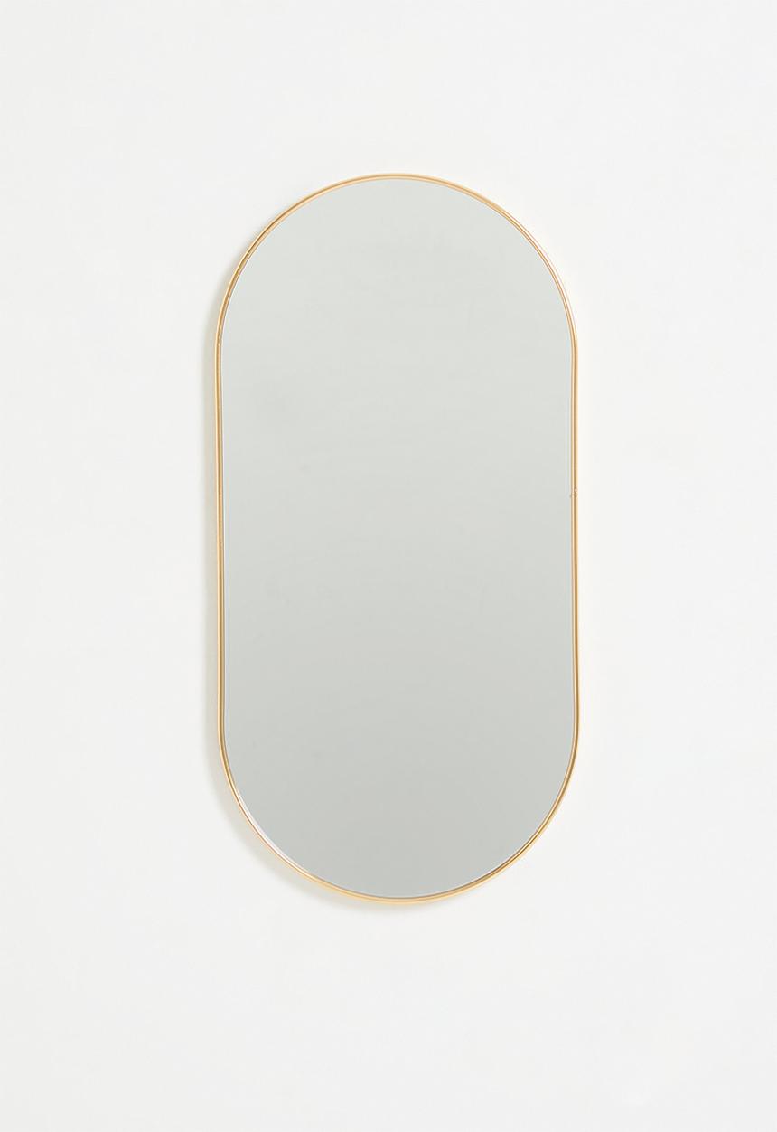 H&S - Freya oval mirror - gold
