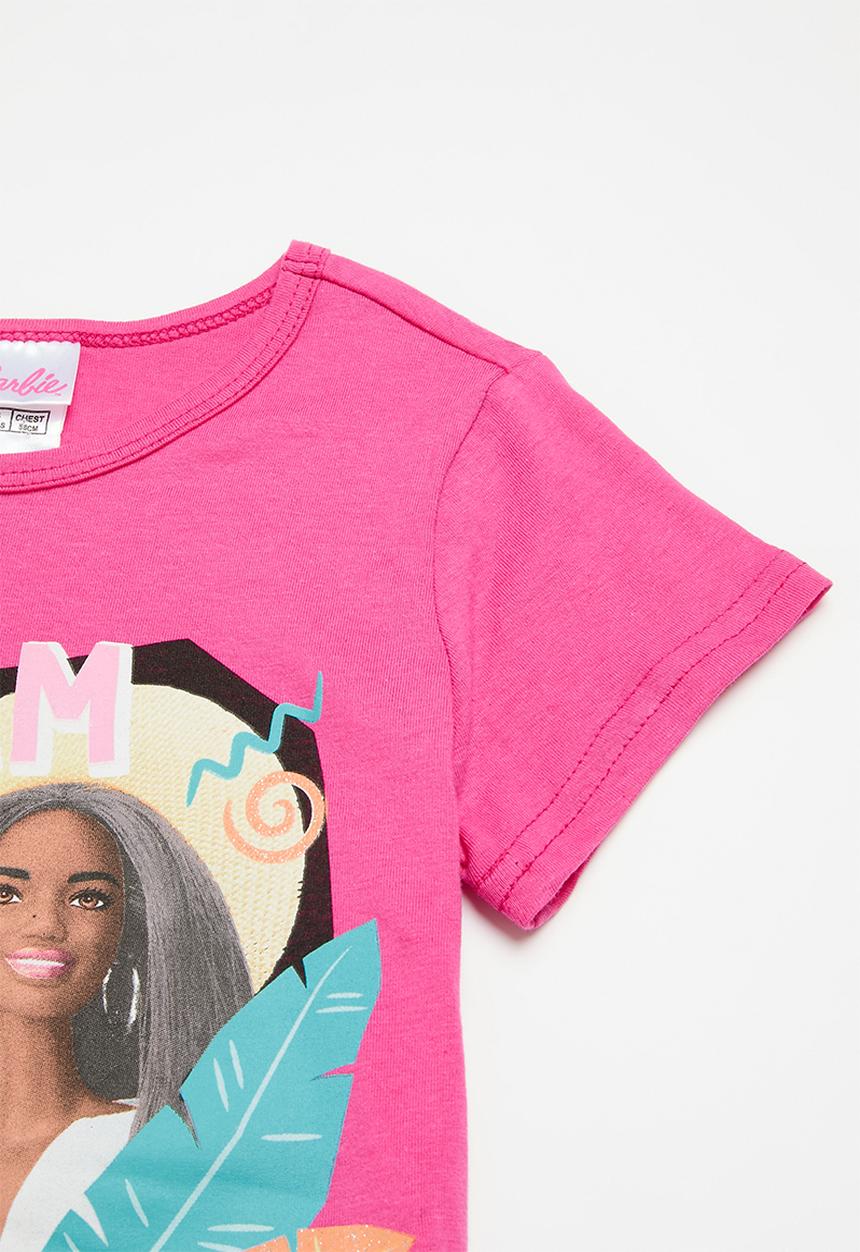 Character Group - Barbie short sets - cerise & black 