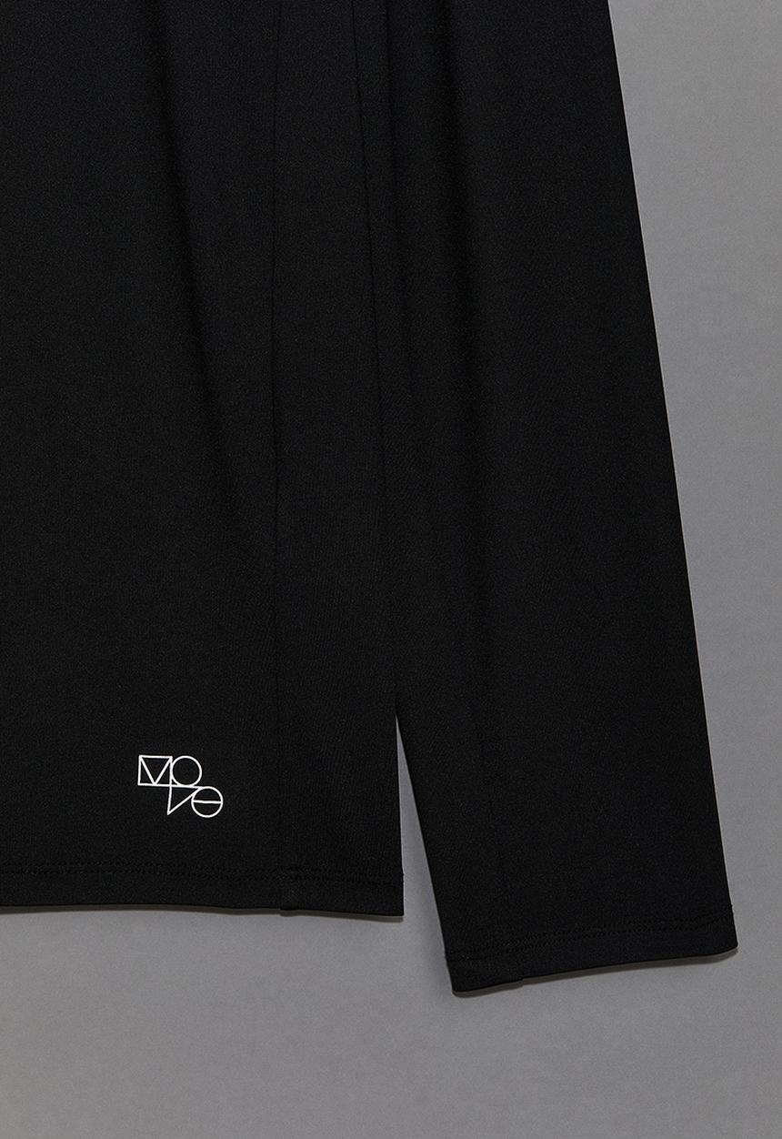 H&M - Drymove™ zip-top sports top - black