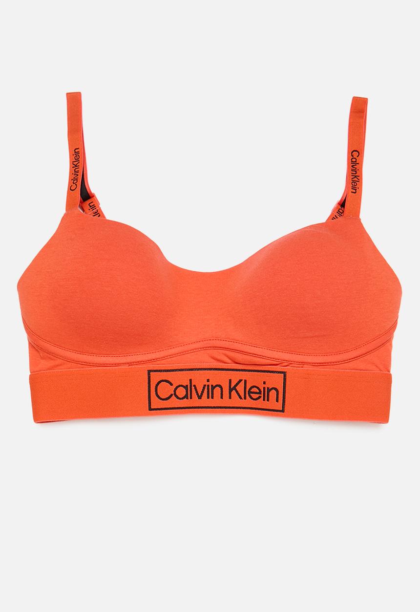 Calvin Klein - Unlined bralette - fiesta