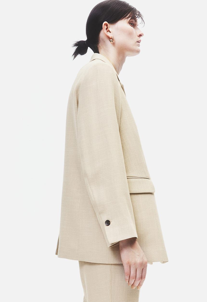 H&M - Single-breasted blazer - beige