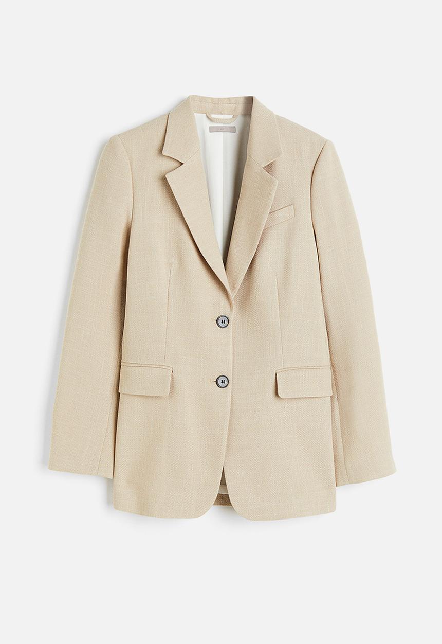 H&M - Single-breasted blazer - beige