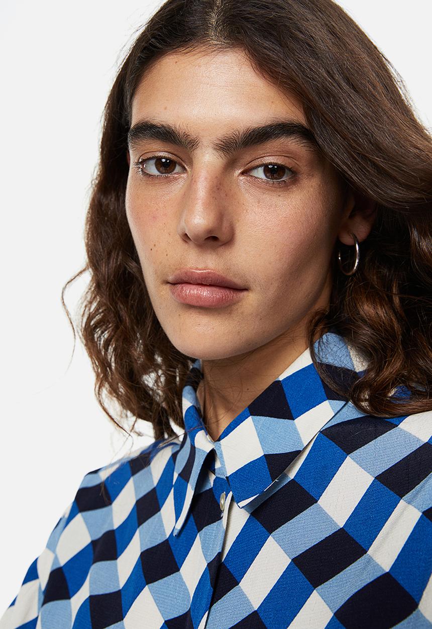 H&M - Patterned shirt - bright blue patterned