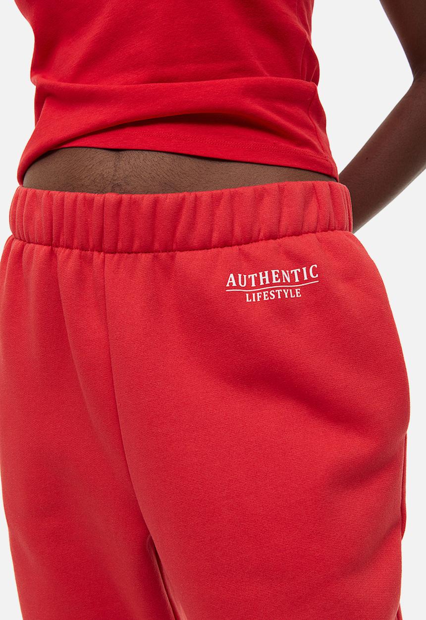 H&M - Joggers - red authentic lifestyle